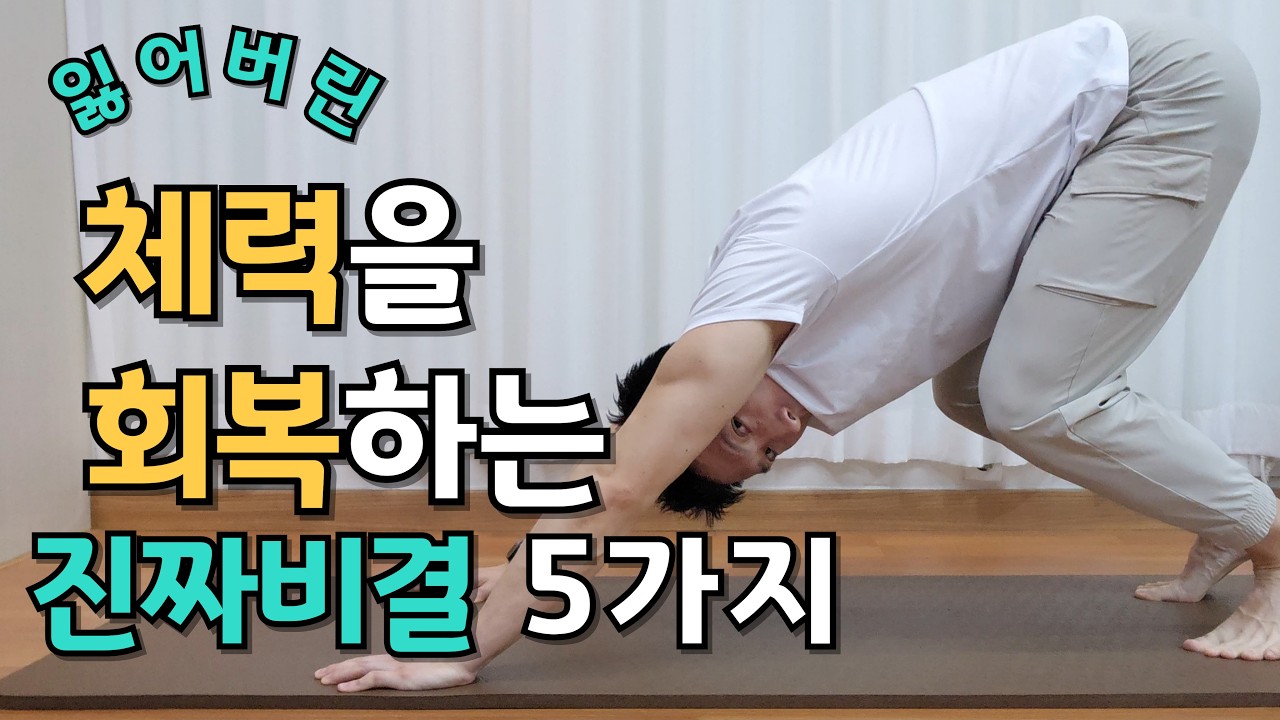 50대, '이것' 먼저하세요! 체력이 빠르게 좋아지는 방법