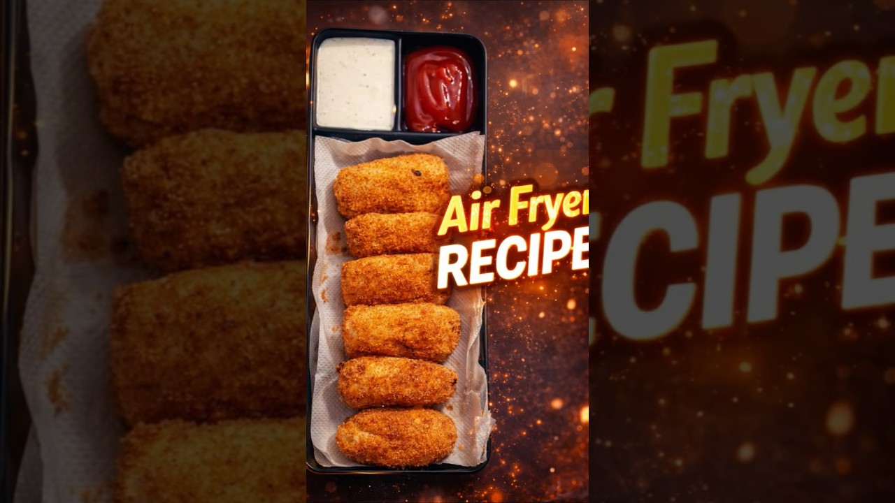 Crispy Bread Roll in Air Fryer | Easy and healthy Evening snacks