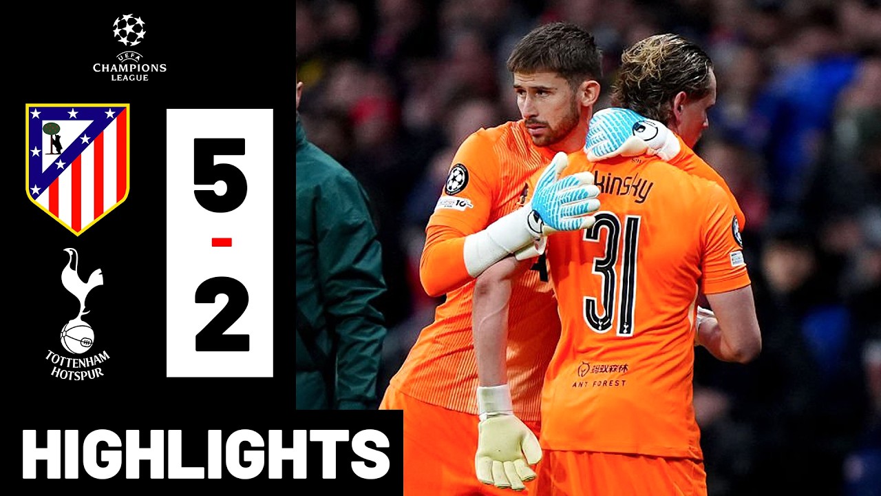 EMBARRASING! Atletico Madrid vs Tottenham 5-2 Highlights All Goals Champions League 25/26