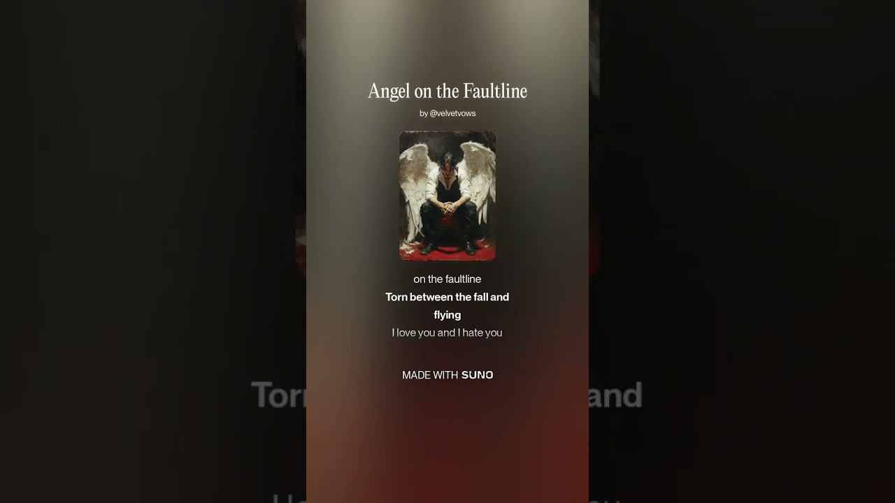 Angel on the Faultline  | “You Smile Like You Never Broke Me” – Love & Hate – Performed by Data