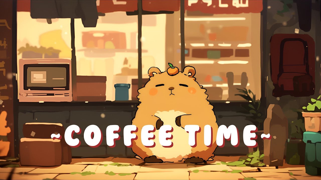 Capybara Beats Radio - Chill Study Music Mix ~ Calm Energy ~ 🎵 💫