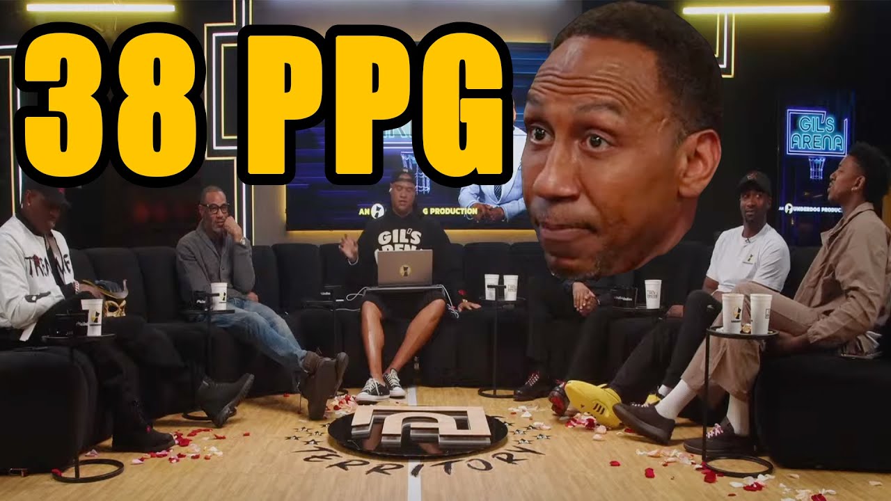 Stephen A dropped 38 on Gil's Arena...