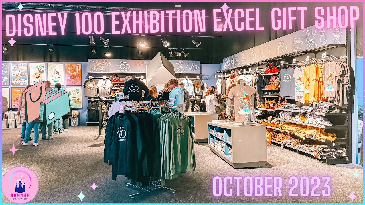 Выставка Disney 100: сувенирный магазин в Лондоне, Excel, октябрь 2023, тур по магазинам, видеобл...