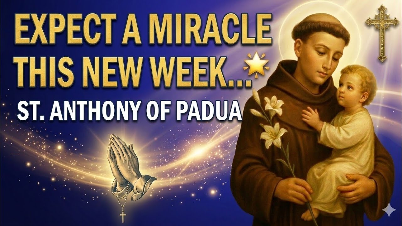 🙏💫URGENT MIRACLE PRAYER FOR THIS NEW WEEK OF MARCH | SAINT ANTHONY OF PADUA💫🙏