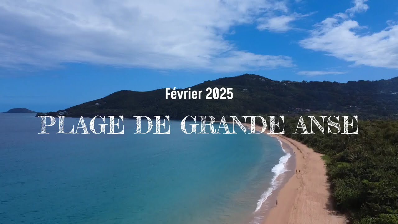 Plage de Grande Anse - Deshaies (Guadeloupe) #drone #dji #travel #guadeloupe