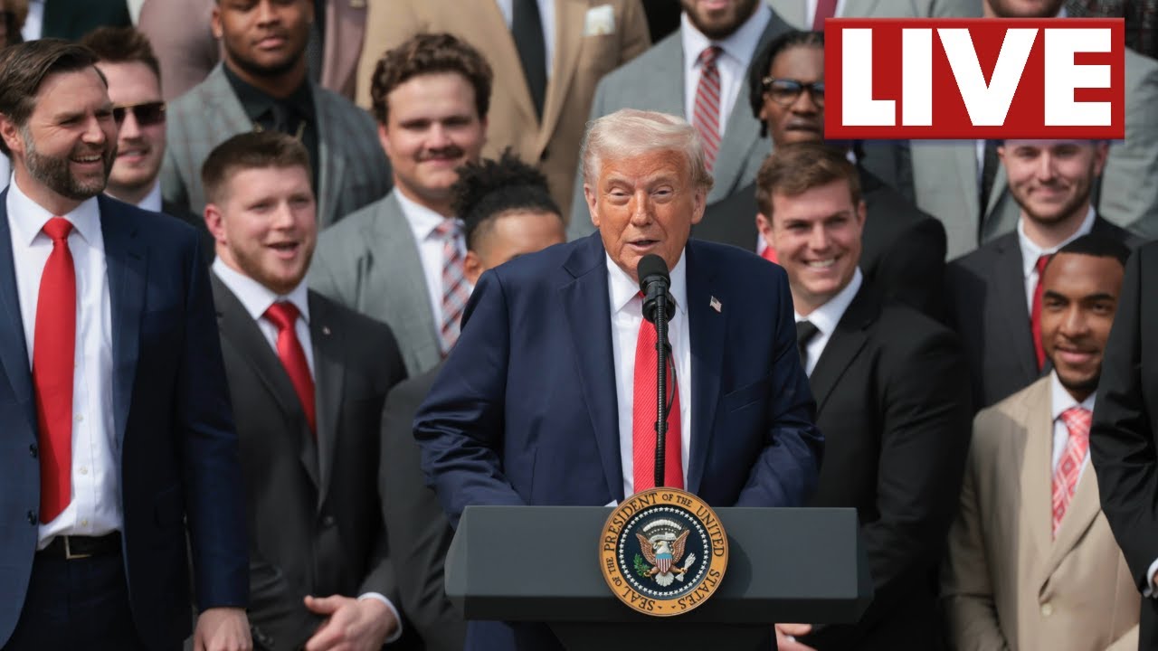 Trump meets Ohio State college football championship team at White House