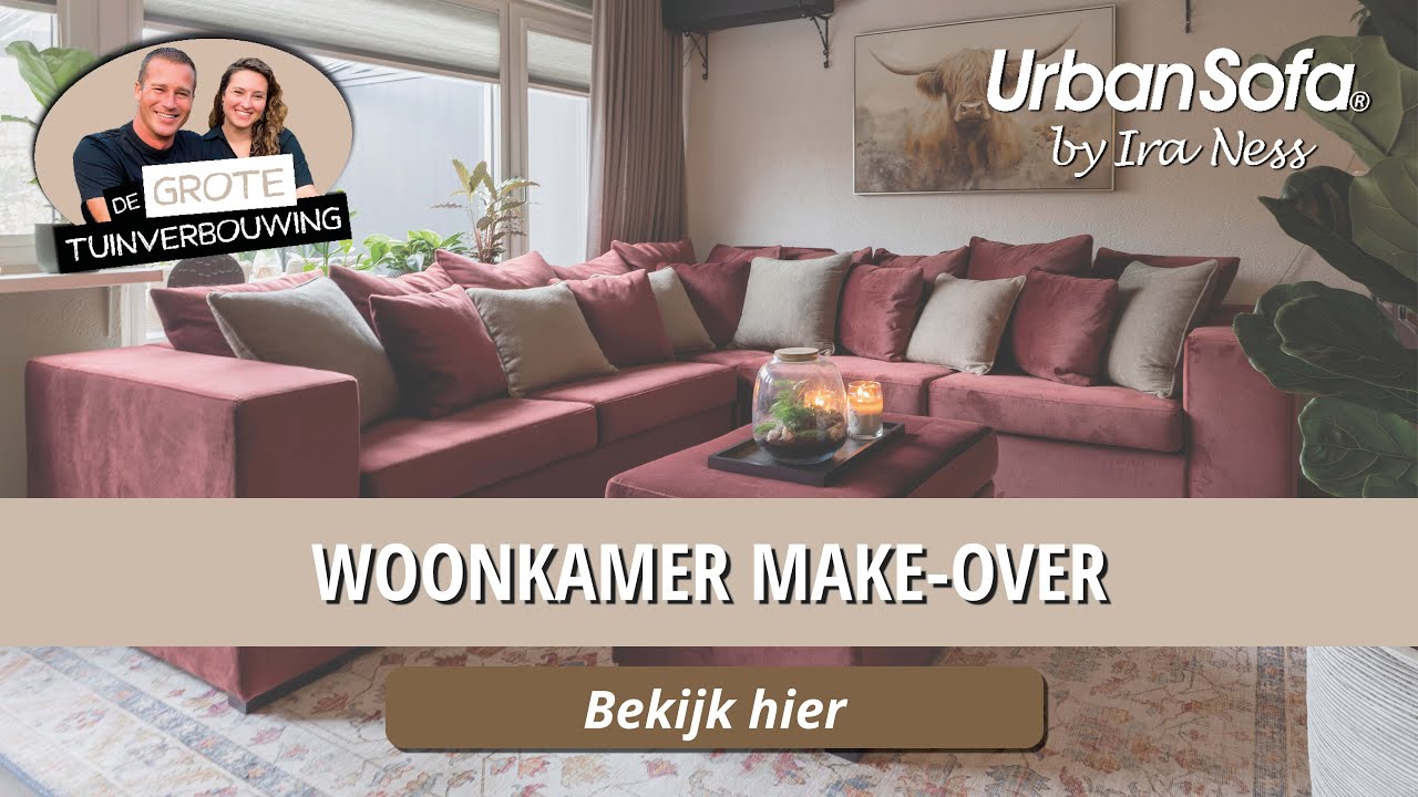 UrbanSofa | Een knusse en comfortabele zithoek creëer je gemakkelijk met de Bodhi Hoekbank | S9E13