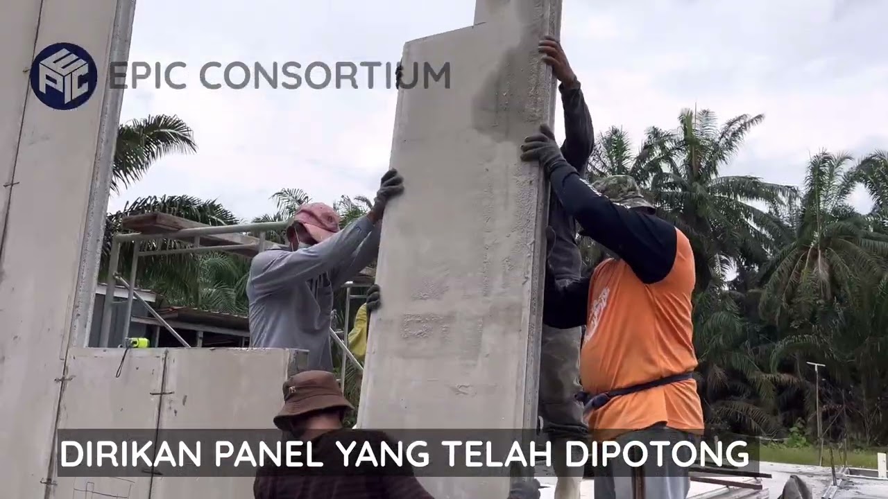 PEMASANGAN IBS SOLIDPANEL UNTUK RUMAH BUNGALOW LOAD BEARING