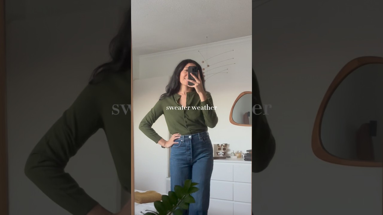 @Sezane. Sweater Try-On ✨#sezanelovers