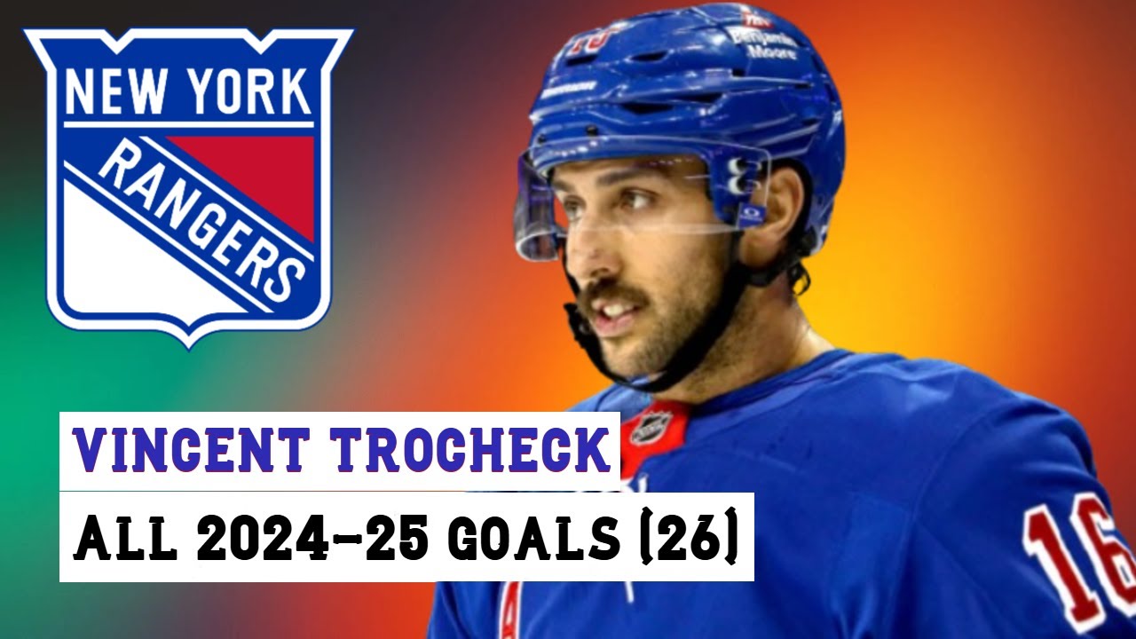 Vincent Trocheck (#16) All 26 Goals of the 2024-25 NHL Season