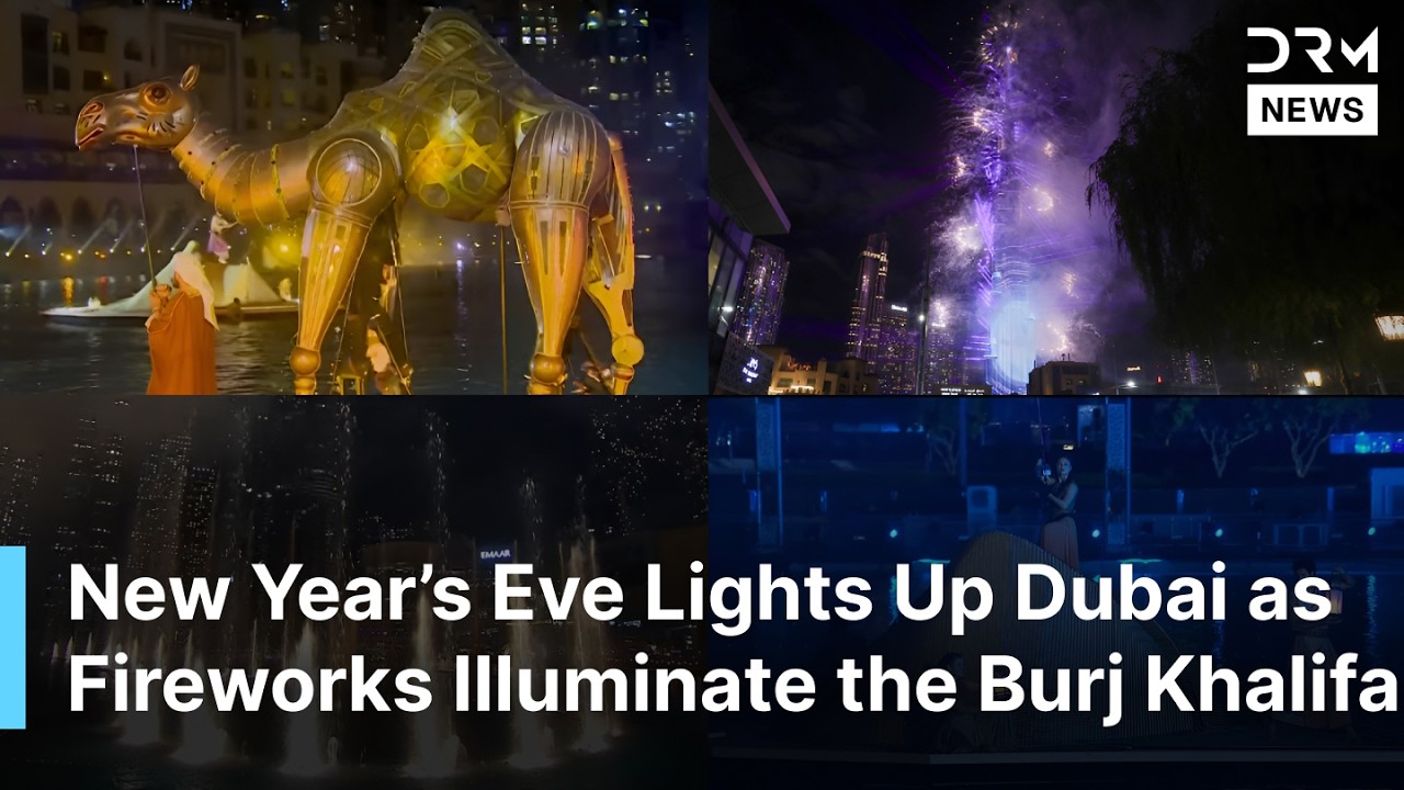 DUBAI's 2026 NEW YEAR EVE FULL CEREMONY – Fireworks, Water Dance, Traditional Celebrations | AQ1N