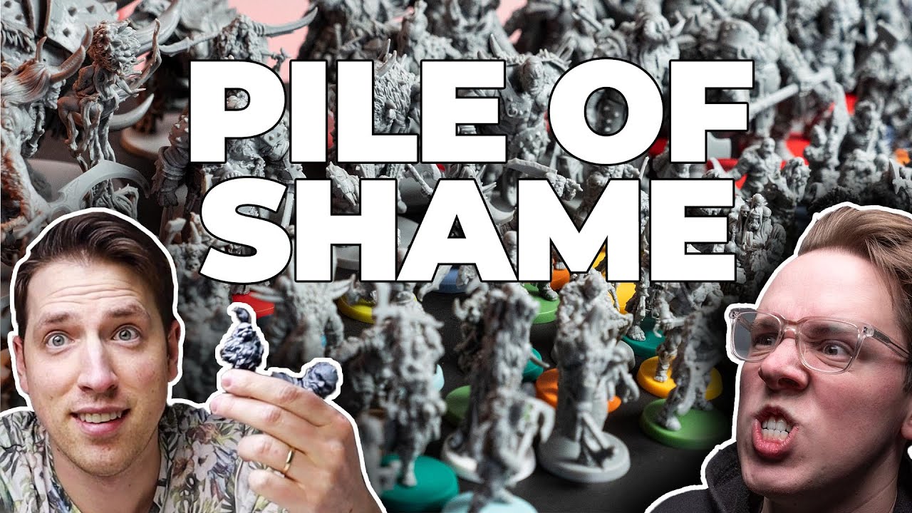 Who has the BIGGEST Pile of SHAME?! ft. Squidmar