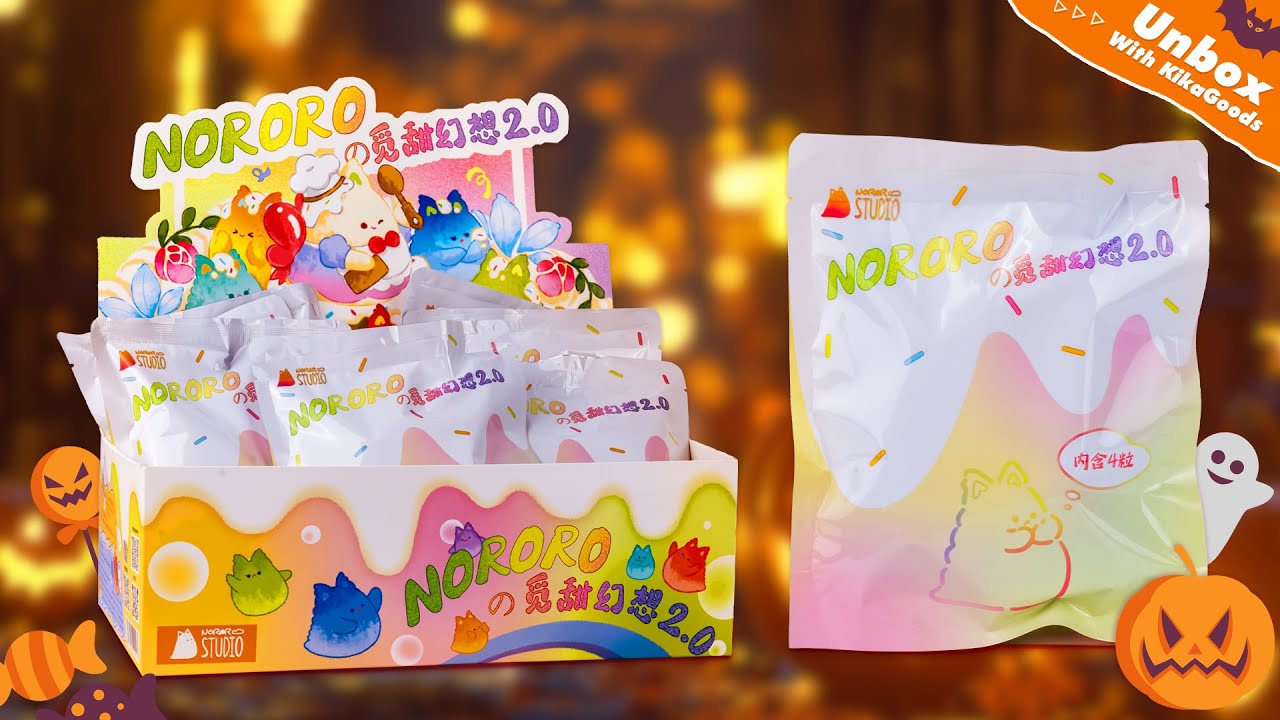 Unboxing Nororo's Sweet Fantasy 2.0 Series Blind Bag #kikagoods #figure #asmr #halloween #figure