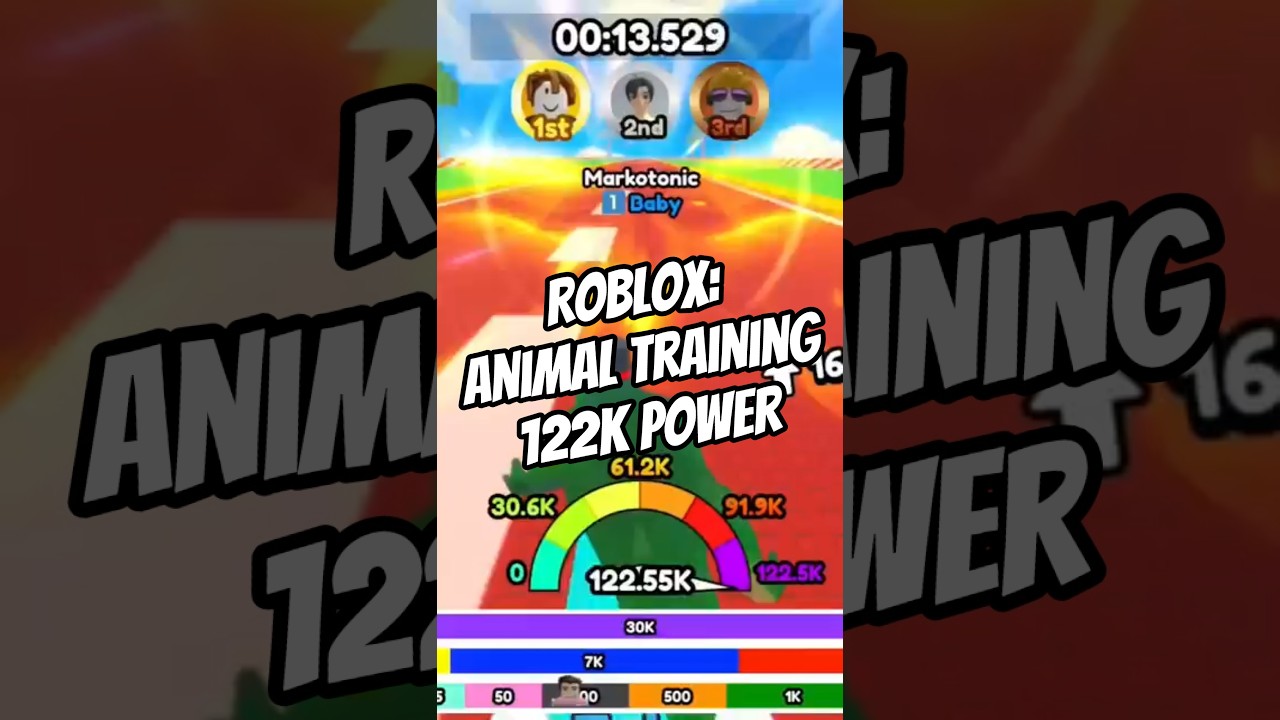 Roblox Animal Training | Rebirth 6 | 122k Speed
