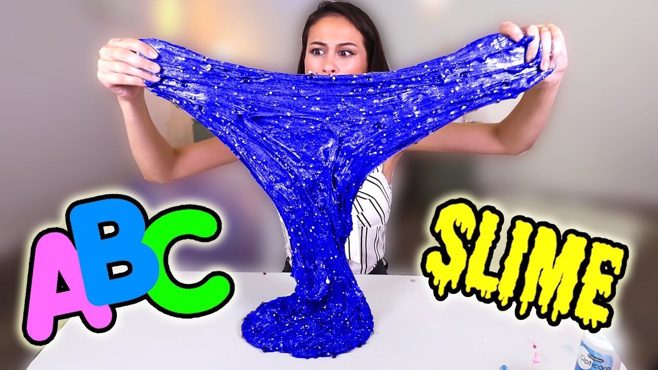 DE ALFABET SLlJM CHALLENGE! - ABC Challenge || Slime Sunday