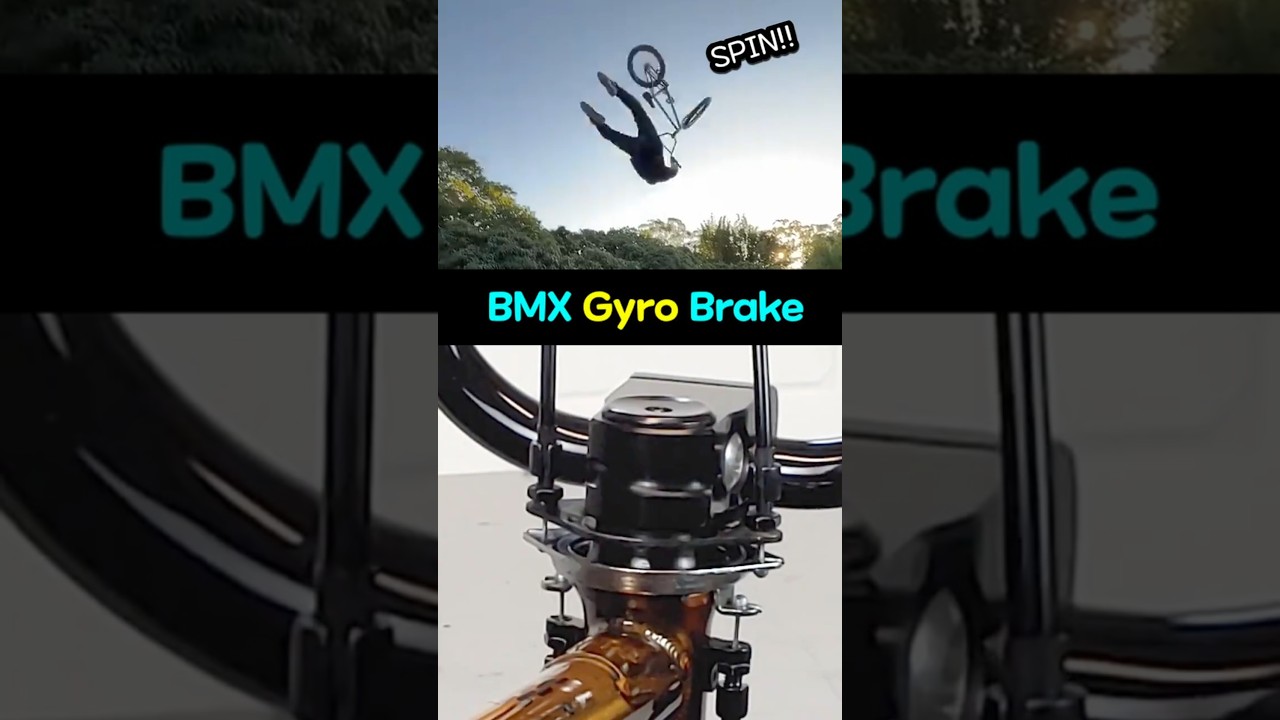 Why Trick Bikes' Cables Don't Tangle and Handlebars Keep Spinning 🚴&zwj;♂️ BMX Gyro Brake System
