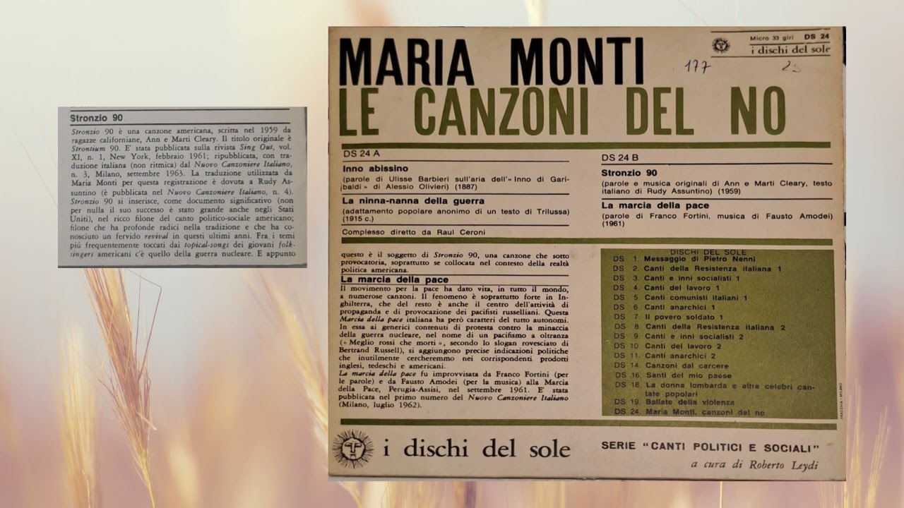 Maria Monti - Stronzio 90 (1959)