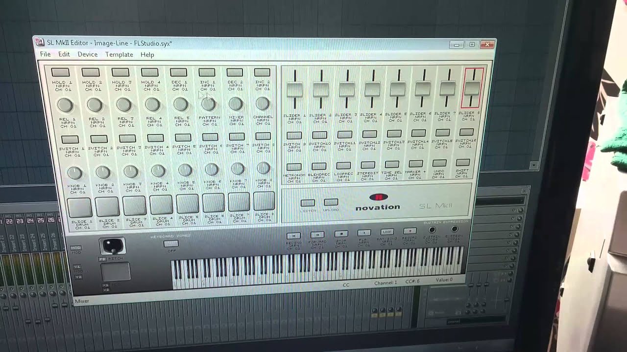 Fl studio Novation Zero SL MKII Template programming part 1