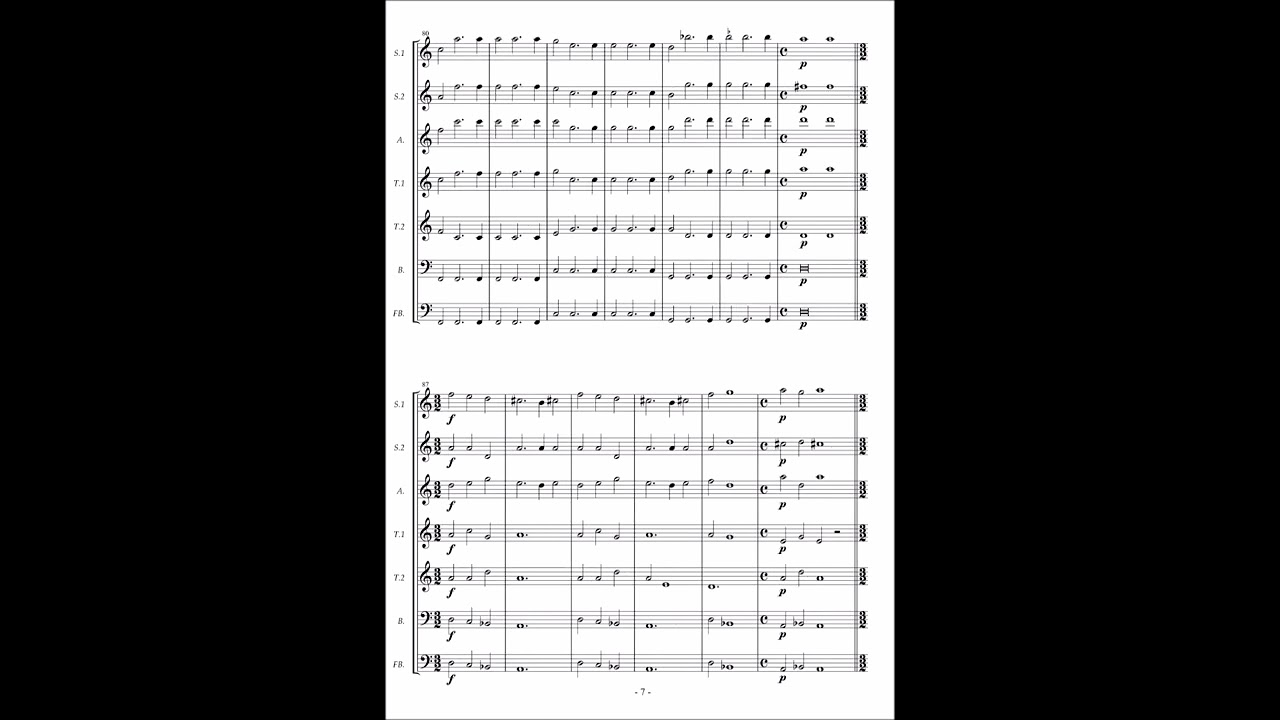 Partiturbuch Ludwig No.104 [Anonymous] Sonata &agrave;6 Strom(enti).