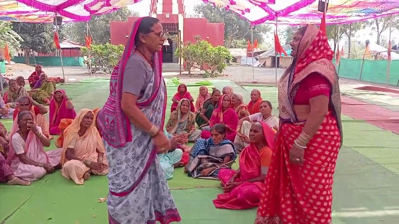 Song and drama of granny in marathi #viral