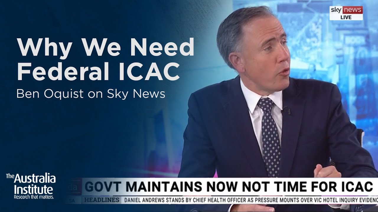 Why We Need a Federal ICAC | Ben Oquist on Sky News