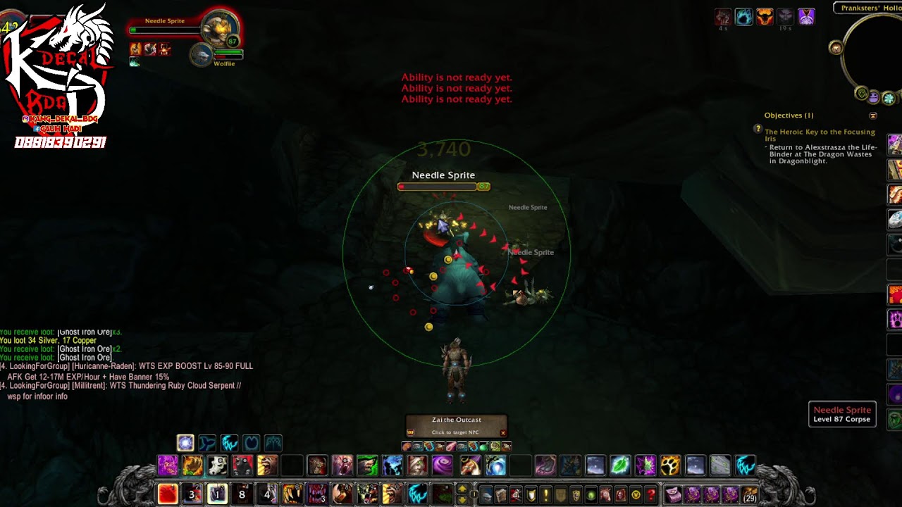 GAME CUANG FARMING MINING World Of Warcraft MOP