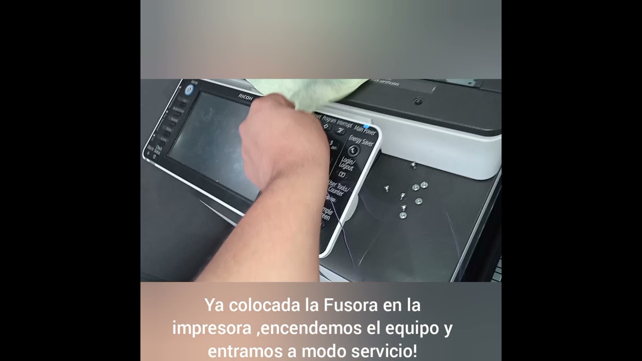 Ricoh mpc4503 código error Sc544-02