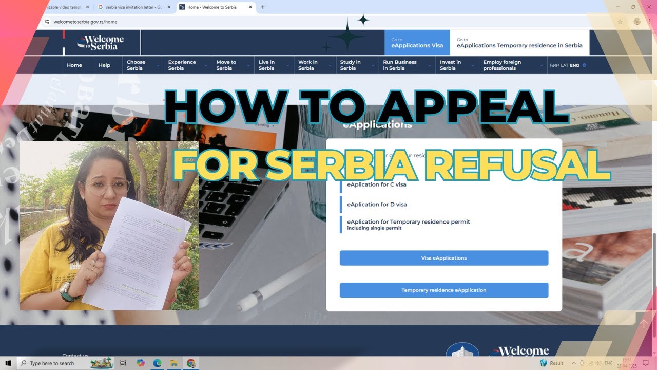 How to appeal Serbia visa refusal