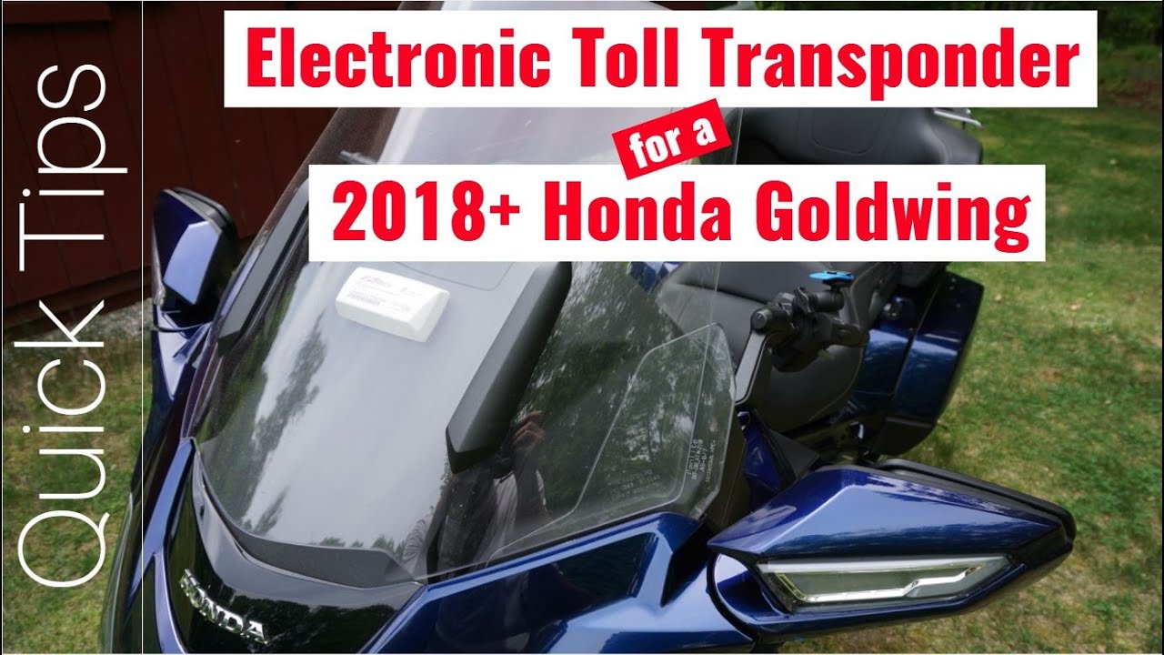Electronic Toll Transponder for a 2018+ Honda Goldwing