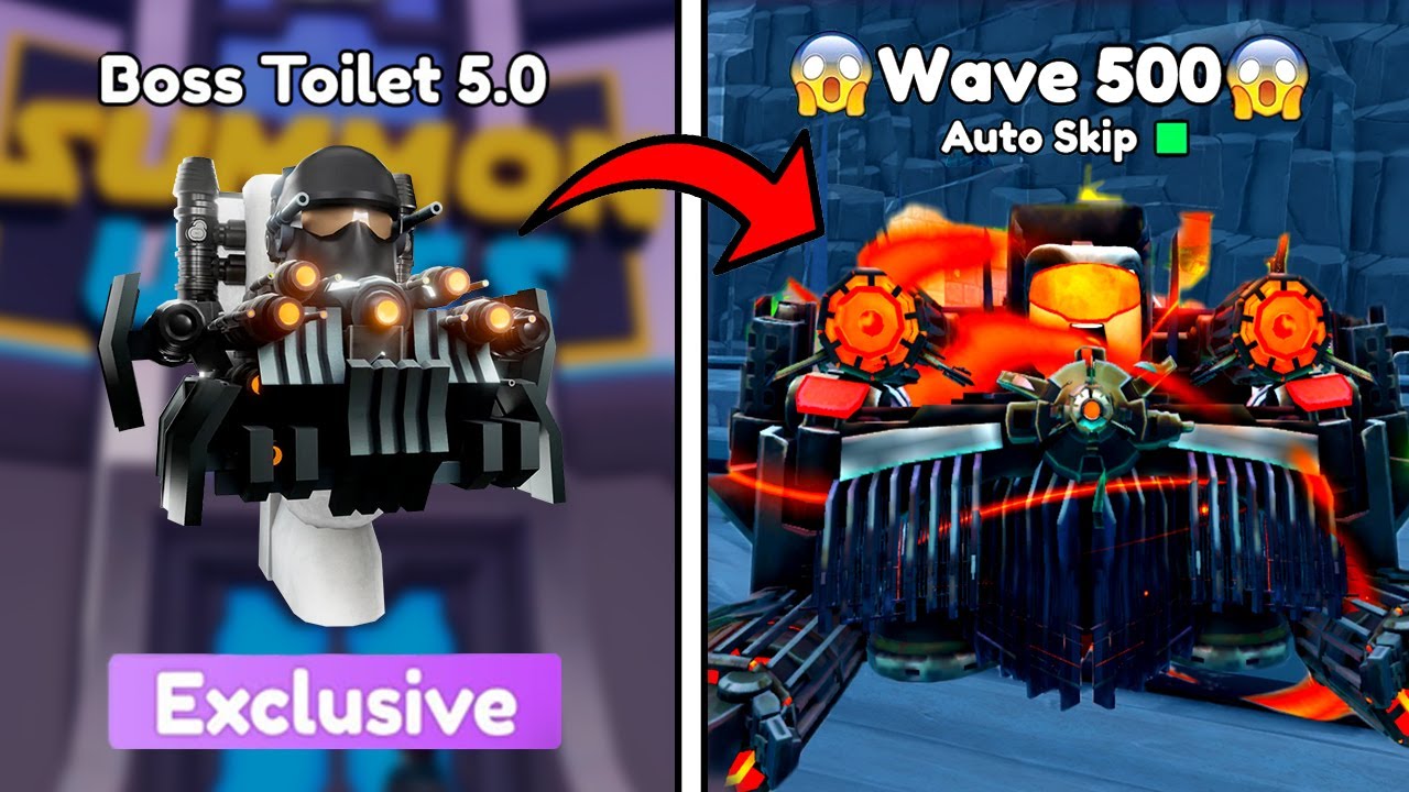 NEW BOSS TOILET 5.0 IS OVERRATING💀 | Toilet Tower Defense