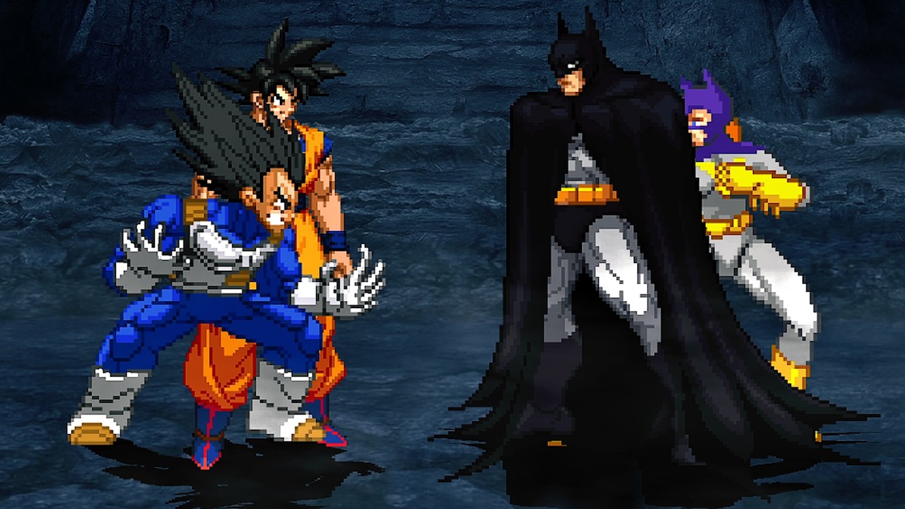 The Saiyans Vs. The Dark Knights