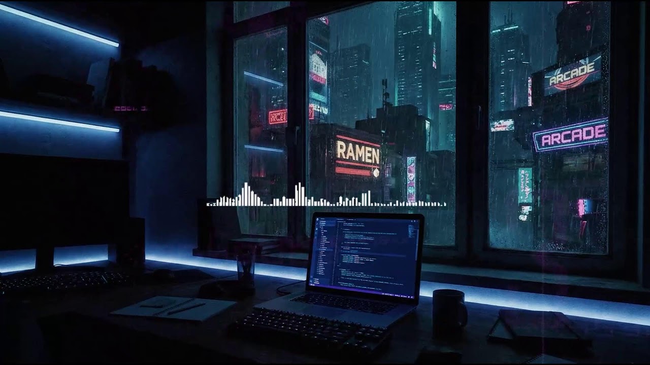 Night Work Dark Lo-Fi Live | Coding & Study Music