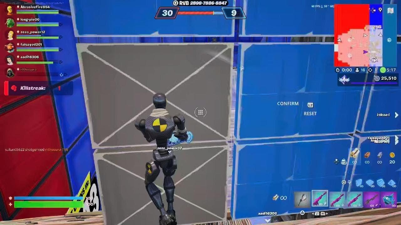 RED VS BLUE.IM BACK IN FORTNITE