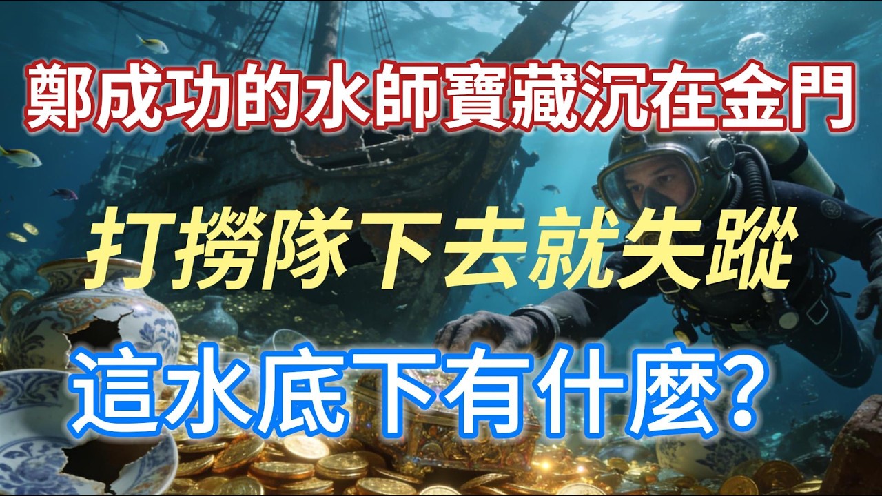 鄭成功的水師寶藏沉在金門！打撈隊下去就失蹤，這水底下有什麼？