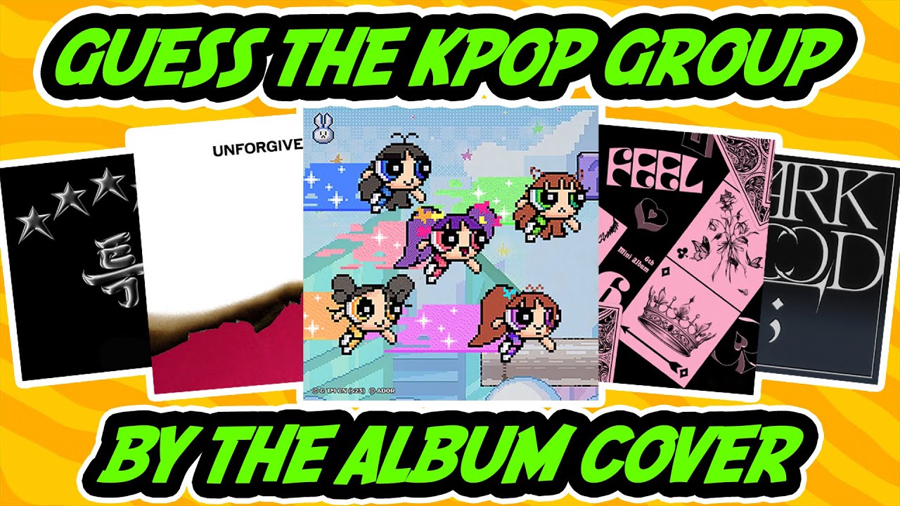 GUESS THE KPOP GROUP BY THE ALBUM COVER #1 - FUN KPOP GAMES 2023