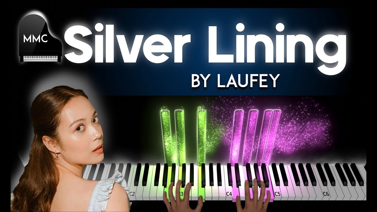 Silver Lining by Laufey piano cover / tutorial + sheet music + lyrics