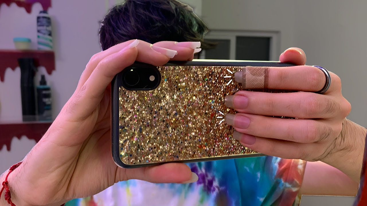 ASMR Tapping & Scratching on Textured Phone Cases 📸 