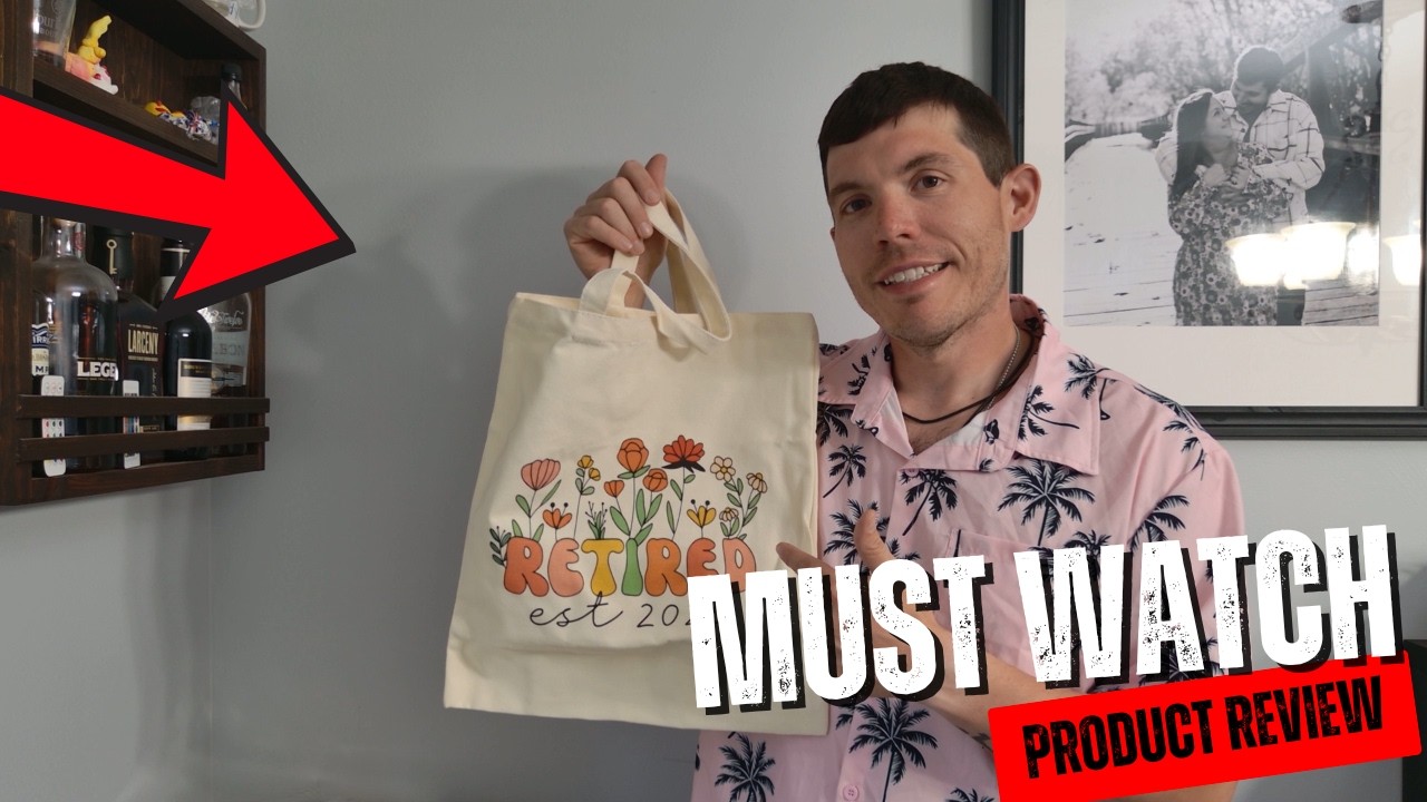 The Perfect Retiree Gift! Simple bag with Cute Print thats just the right size!