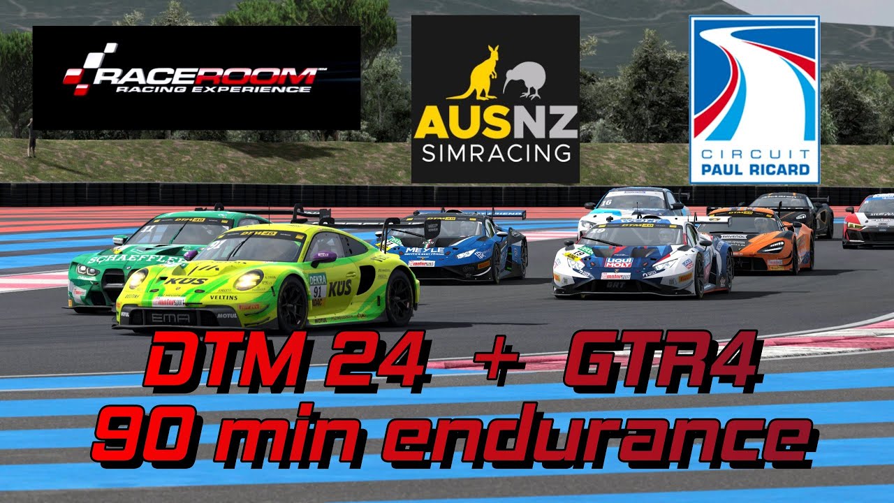 Raceroom DTM24 + GTR4 Paul Ricard 90 min endurance race