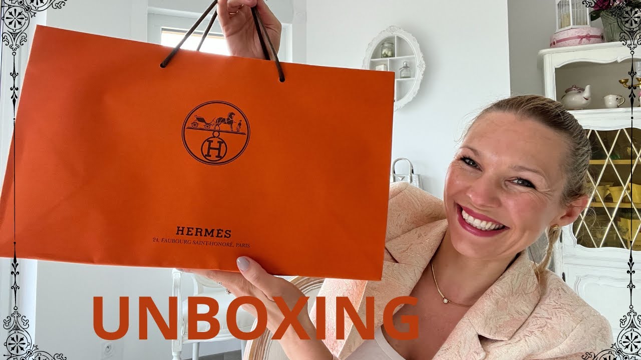 UNBOXING HERMES +cadeaux anniversaire