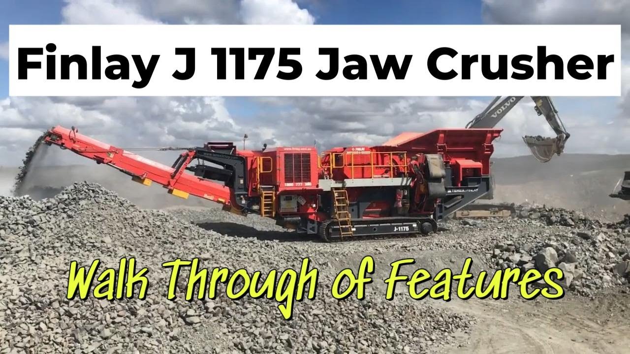 Finlay J-1175 Jaw Crusher Walk-Through – Key Features & Setup Overview