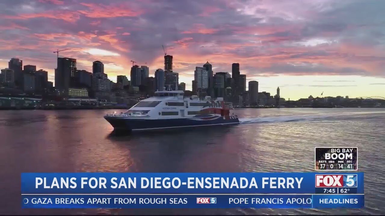 Ferry trips between San Diego, Ensenada may happen soon