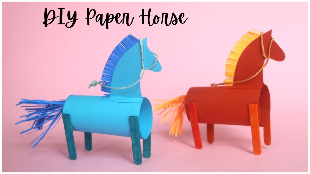 DIY Paper Horse Craft Tutorial