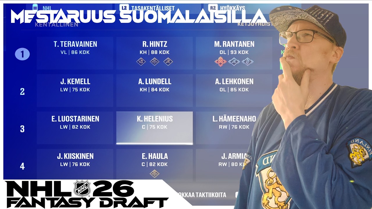 NHL 26 Fantasty Draft | Suomalaisilla mestaruuteen! | Kausi 2 + Kausi 3