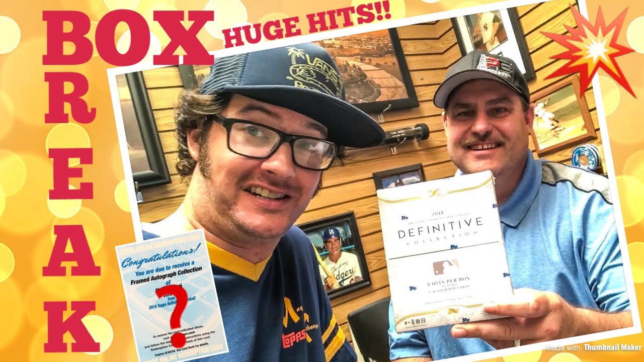 BOX BREAK!! Opening a $1,000 Box of Baseball Cards!