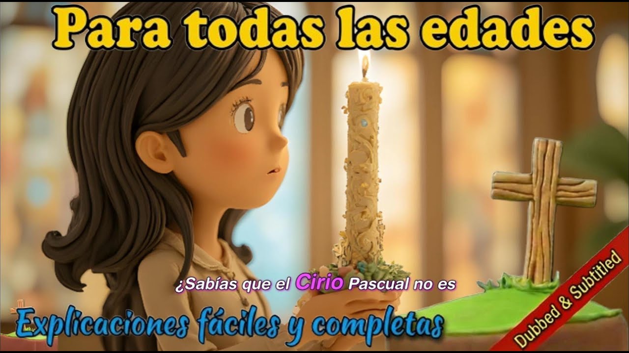 🕯️SIGNIFICADO del CIRIO PASCUAL,  La LUZ que VENCE a la MUERTE #Pascua #VigiliaPascual