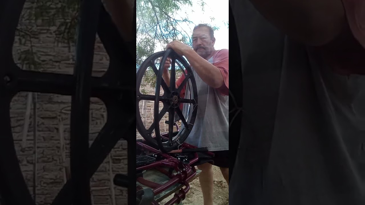 como poner hules de llantas de silla de ruedas así nomas a como llegan