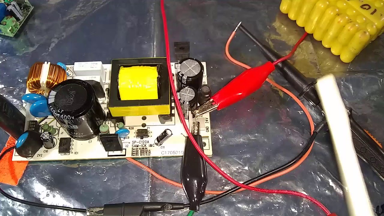 Señal PWM, En Etapa Primaria de Fuente Conmutada, Medicion en Gatillo de MOSFET