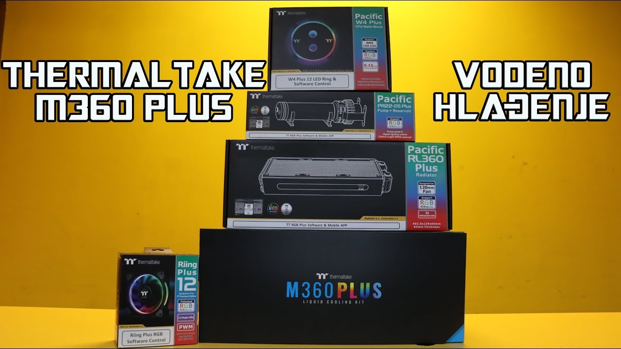 Thermaltake M360PLUS vodeno hlađenje - upoznavanje