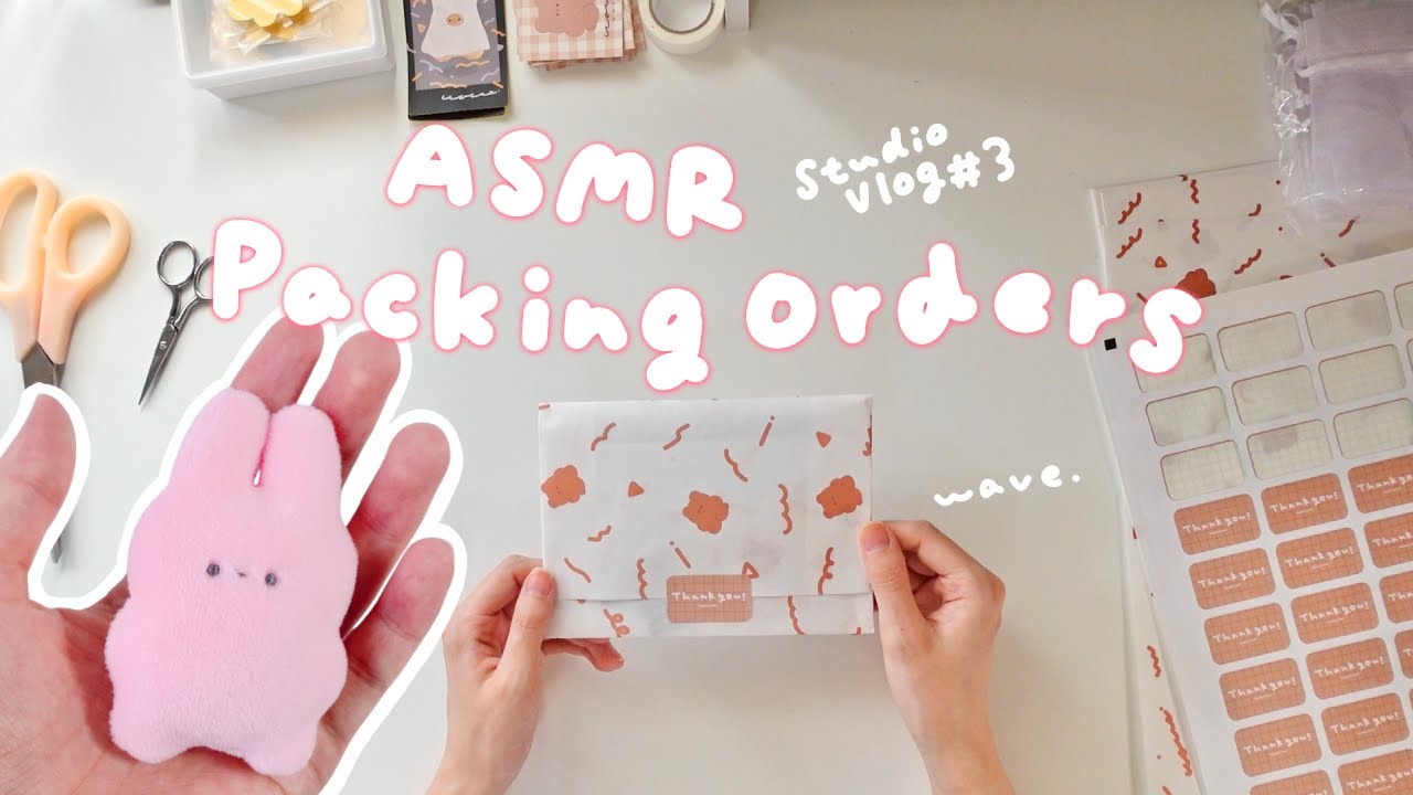 【作業用動画】Studio Vlog #3 ⌇梱包動画⌇ASMR
